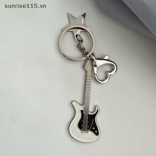 Srvn Y2k Guitar Trái Tim Tình Yêu Ngôi Sao Móc Chìa Khóa Cho Nữ Ngọt Ngào Thoáng Mát Xu Hướng Thời Trang Mặt Dây Chuyền Vintage Thẩm Mỹ Phụ Kiện Quà Tặng Mới.
