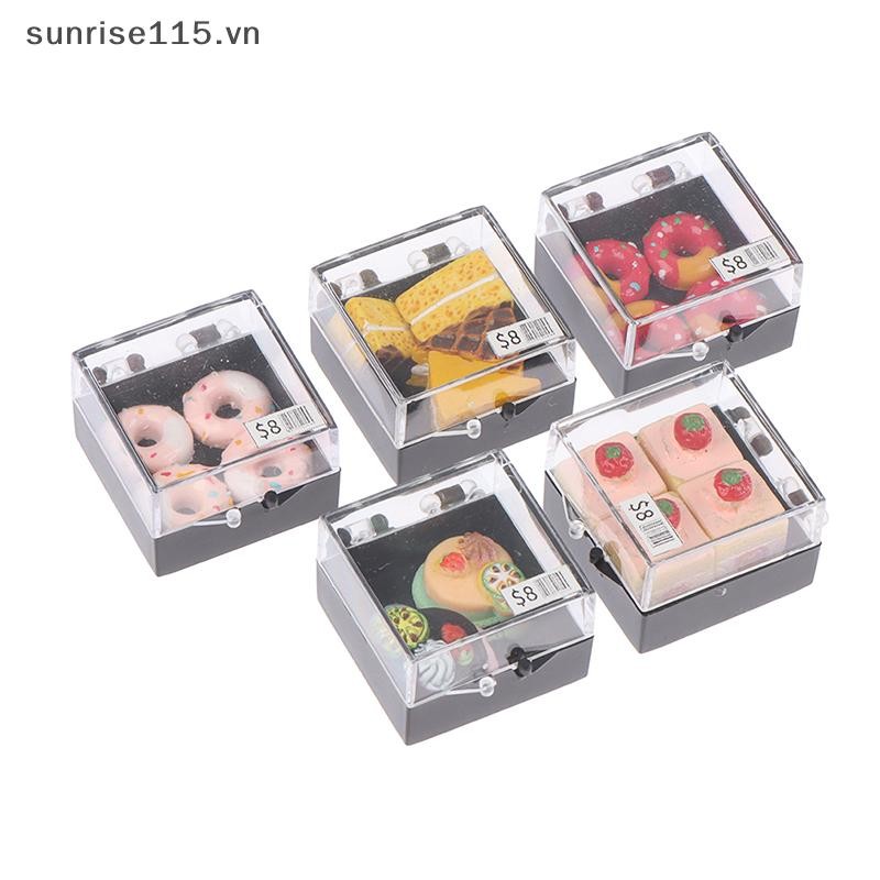 Srvn 1: 12 Nhà Búp Bê Thu Nhỏ Món Tráng Miệng Bánh Mô Hình Cảnh Thực Phẩm Phụ Kiện Trang Trí Mô Hình.