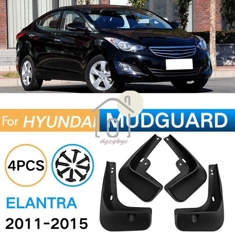4 Chắn Bùn Bảo Vệ Cho Hyundai Elantra 2011-2015 Phụ Kiện Xe Hơi