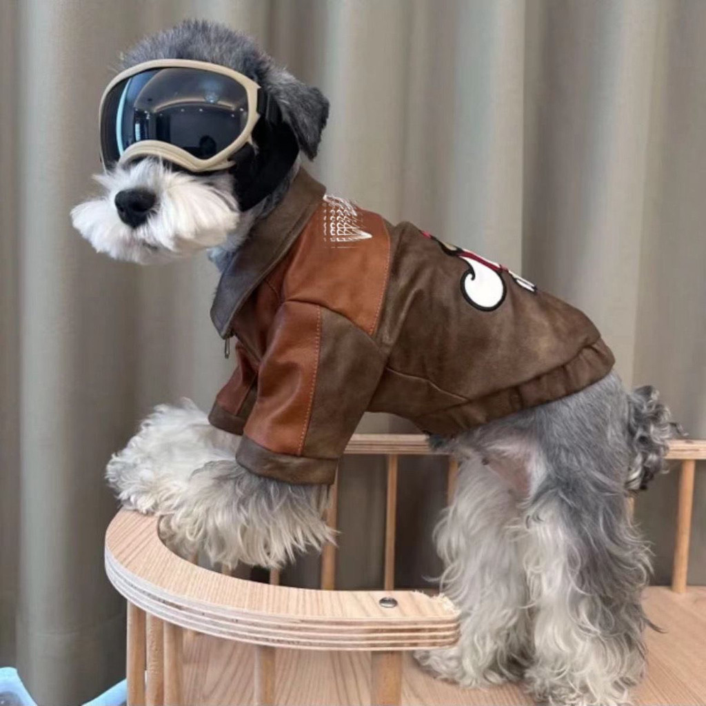 Quần áo cho chó Thu Đông Ấm Schnauzer Poodle Áo khoác vừa