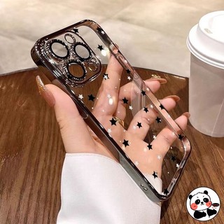 Ốp Điện Thoại Mạ Sang Trọng Cho infinix Hot 40i 40 Pro 30 20 10 9 Play 30i 11S NFC Zero 30 4G Ốp Lưng Ngôi Sao Dễ Thương Sáng Bóng Chống Sốc Mát Trong Suốt Vỏ Mềm