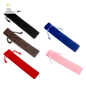 1 Velvet Pen Pouch Drawstring Pen Pouches Pen Bag Single Pen Holder