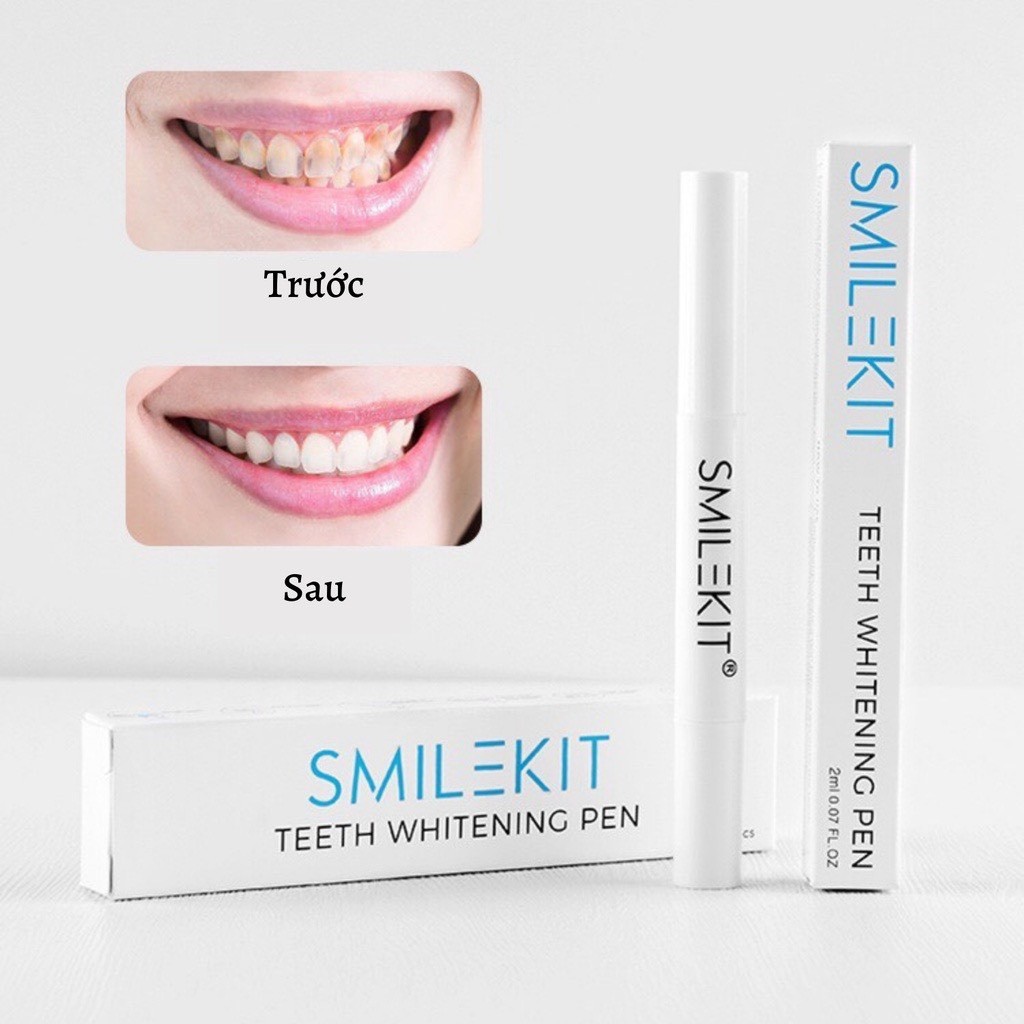 Gel Tẩy Trắng Răng Tại Nhà SmileKit 2025 - Hiệu Quả Nhanh Chóng, An Toàn Tuyệt Đối, Giúp Răng Trắng Sáng Tự Nhiên
