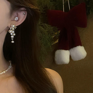 Con gái nổi tiếng!Bông tai ngọc trai Zircon thời trang nữ
