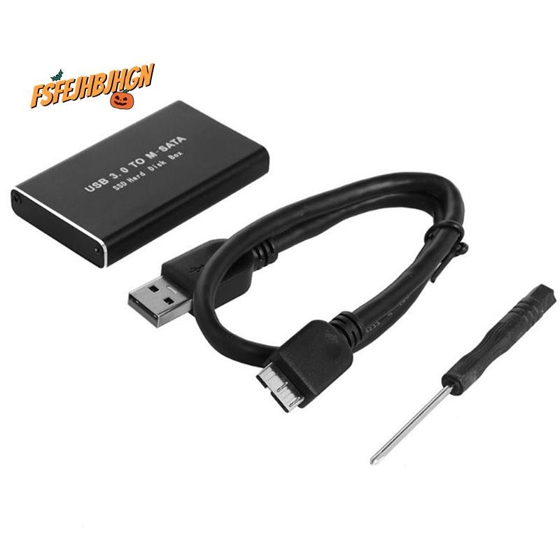 Hộp đĩa SSD MSATA sang USB 3.0 cho SSD MSATA 30x50mm 30x30mm
