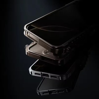 [Jlk] Vỏ điện thoại khung kim loại cho iPhone 16ProMax 16 15 Pro Max Vỏ bảo vệ chống sốc bằng hợp kim nhôm cơ khí cho vỏ điện thoại iPhone