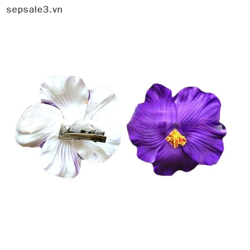 # VN # Hawaii Hoa Nhiều Màu Sắc Cho Nữ Cô Gái Lãng Mạn Bohemian Hoa Bên Nổ Kẹp BB Kẹp Tóc Phụ Kiện Tóc.