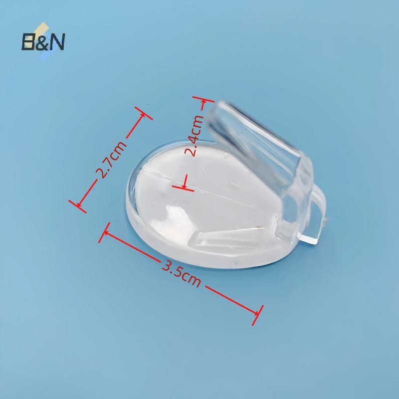 B & N 1 Cái Móc Cửa Dính Móc Treo Tường Trong Suốt Chống Trượt Traceless Hạng Nặng Dính Trên Móc Phòng Tắm Nhà Bếp Dán Tường.