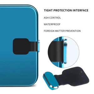 Treeling USB C Cổng Sạc Chống Bụi Cắm Bảo Vệ Nắp Thích Hợp Cho Điện Thoại Thông Minh Có Chất Liệu Hợp Kim Nước Dư
