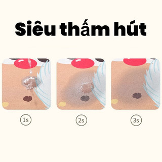 Thảm Lau Chân Chống Trượt Siêu Thấm Nước, Phù Hợp Cho Phòng Tắm và Cửa Ra Vào
