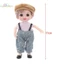 Búp bê bé gái 17 cm mới với 13 khớp di động 3D Mắt to cho bé gái DIY LMWU