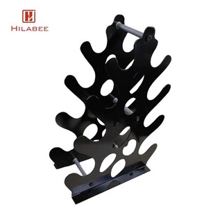 Giá đỡ tạ HILABEE Giá đỡ tạ Giá đỡ tạ Nhỏ gọn Tiết kiệm không gian Lắp ráp dễ dàng Trọng lượng kim loại Dụng cụ sắp xếp để tổ chức phòng tập thể dục tại nhà