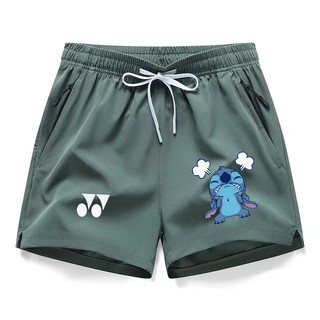 Quần short chạy cầu lông dành cho nam và nữ, chạy marathon điền kinh, quần short tập khô nhanh mùa hè có dây kéo
