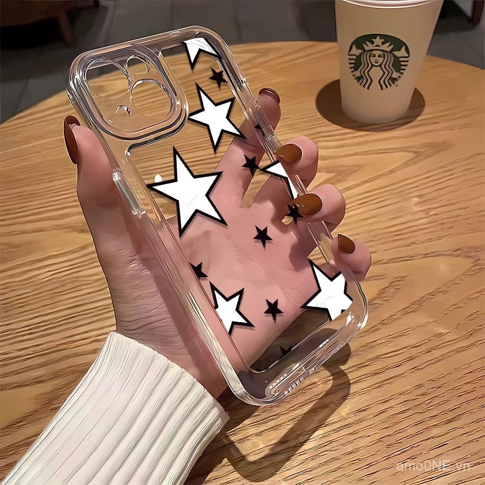 Thiếu Star Ốp lưng điện thoại cho Samsung Galaxy J8 J7 J6 Pro J7pro j4plus J5Prime j6plus j4plus Ốp lưng trong suốt chống rơi không gian