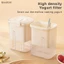 Bộ lọc sữa chua Máy làm sữa chua Hy Lạp tự chế có nắp Dụng cụ tách Whey Dụng cụ lọc bằng thép không gỉ Dụng cụ tách whey lưới mịn VN