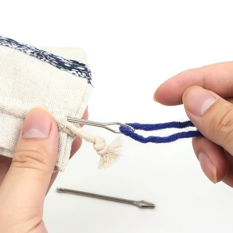 1 / 2 Chiếc DIY Dây Threader Dây Rút Bộ Dụng Cụ Thép Không Gỉ May Vòng Turner Móc