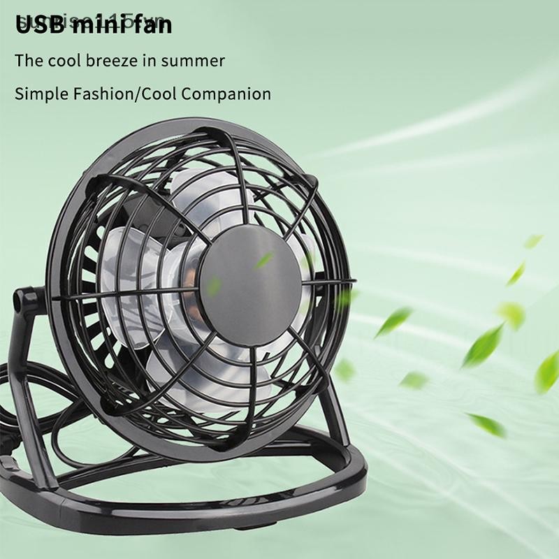 SRVN Xoay 4 Inch USB Để Bàn Quạt Làm Mát Im Lặng Cho Văn Phòng Laptop Máy Tính Notebook PC Mùa Hè Không Khí.