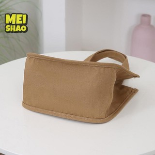 MeiShao Hoạt Hình Dễ Thương In Họa Tiết Túi Xách Vải Nhân Viên Văn Phòng Túi Ăn Trưa Túi Tote Dã Ngoại Túi Đựng Đồ Uống Di Động Ngoài Trời Túi Đựng Thực Phẩm
