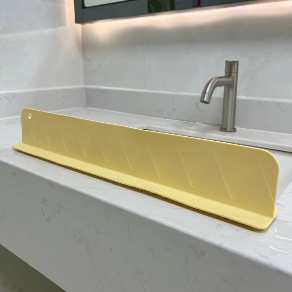 Tấm vách ngăn nước BAMBOOB, Tấm chắn bùn bồn rửa nhà bếp, Dụng cụ sắp xếp bồn rửa silicon mềm chống dầu đa chức năng Tiện ích nhà bếp