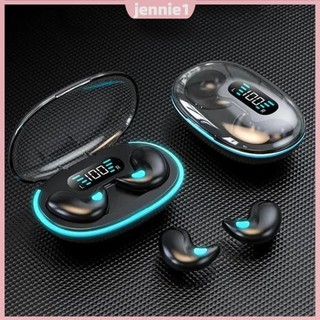 Tai nghe âm thanh nổi 5.3 tương thích Bluetooth có hộp sạc Tai nghe Micro Sleep không có cảm giác IPX5 chống nước để chạy bộ Phụ kiện học tập thể dục [jennie1.vn]