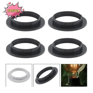 Pnpia 5 Chiếc E14 / E27 Chụp Đèn Cổ Nhẫn Ren Candelabra Đế Giữ Khóa Bóng Đèn Ổ Cắm Giảm Vòng Bóng Đèn Giá Đỡ Boutique