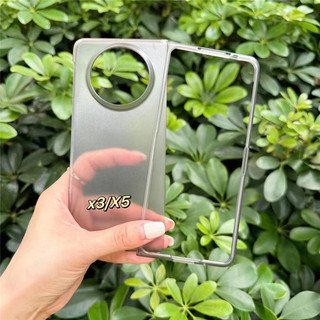 Ốp điện thoại trong suốt, trong suốt, mờ, xám, gập công sở cho Huawei Mate X3 X5 matex5 mateX3 Universal
