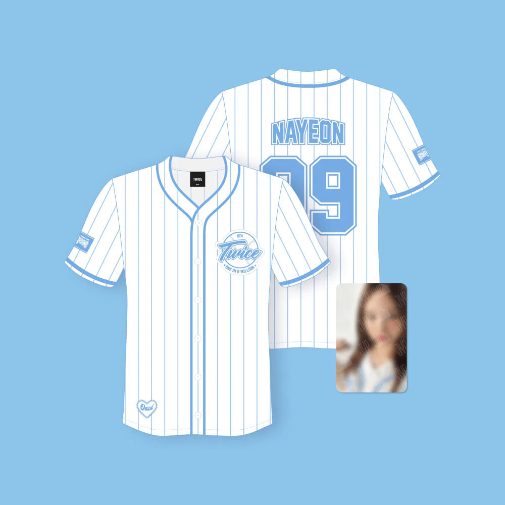 ⚾️ Twice Baseball JERSEY- Áo thun HOME 9TROUND kỷ niệm 9 năm