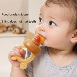 [SUFO] Túi silicon đựng trái cây cho bé cắn, ăn trái cây dễ dàng, không BPA