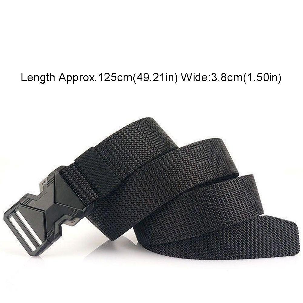 Thắt lưng vải nam SNUGHOUSE, Thắt lưng tháo nhanh đa chức năng dày, Thắt lưng Nylon thoáng khí ngoài trời