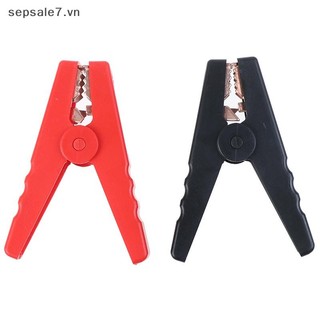 [Đồ chơi] 2 chiếc kẹp cá sấu lớn 100a bộ sạc xe hơi kẹp cách nhiệt {Vn}