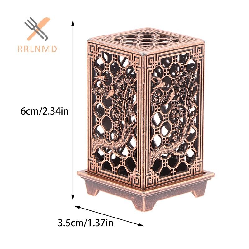 Rrlnmd Hợp Kim Lư Hương Giá Đỡ Vuông Dọc Lư Trong Nhà Trang Trí Nhà Trung Quốc Lư Hương MỚI