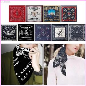 Vic 21 Phong Cách Quấn Đầu Unisex Khăn Tóc Bandana Mũ Khăn Tóc