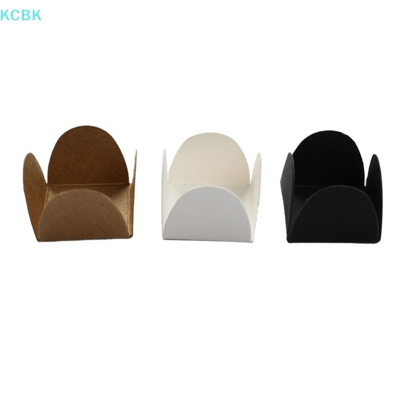 [Kc] Giấy Kraft Miếng đệm sô cô la Khay đựng kẹo sô cô la Giấy tráng miệng Đế sô cô la [BK]