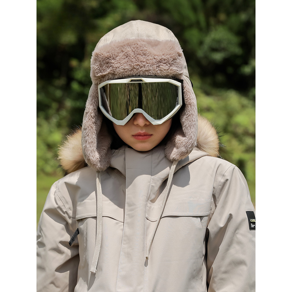 Ảnh CAMEL CROWN plus Nhung Ấm Mũ Nam Nữ Chống Gió Chống Lạnh Đi Xe Đạp Bịt Tai Mũ cotton 3