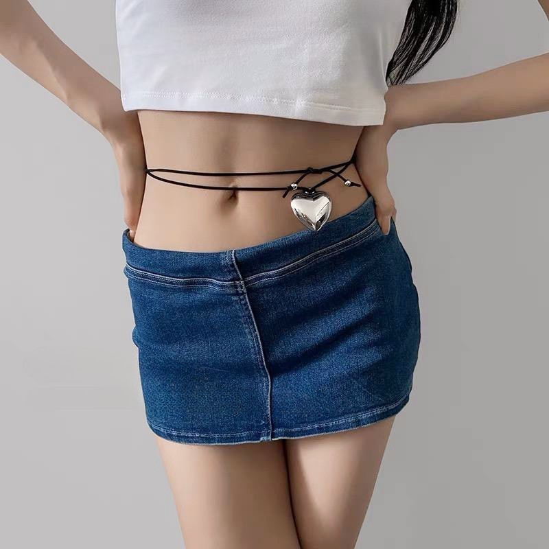 Ngày Lễ Tình Nhân Đơn Giản Lớn Trái Tim Tình Yêu Mặt Dây Chuyền Vòng Cổ Thắt Nơ Dây Có Thể Điều Chỉnh Dây Xích