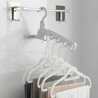 Gấp 5 Lỗ Giá Phơi Quần Áo Xoay 360 Độ Móc Treo Du Lịch Di Động Cho Khách Sạn Nhà Có Thể Gập Lại Sấy Giá Treo Đa SUNND