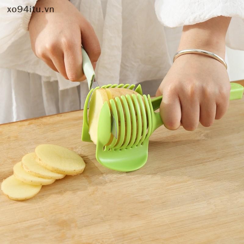 Xoitu Dụng Cụ Nhà Bếp Tiện Dụng Nhựa Hành Giá Khoai Tây Cà Chua Máy Thái Rau Củ Quả Dụng Cụ Nấu Ăn An Toàn Phụ Kiện VN