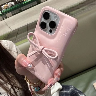 Hộp đựng xà phòng sang trọng Vỏ điện thoại nơ âm thanh nổi cho iPhone16 15 14 13 12 Pro Max Bảo vệ Camera chống sốc Vỏ mềm chống rơi