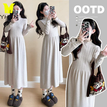 YHTN đầm bầu xinh trẻ trung chân váy bầu váy sang chảnh đầm babydoll đi tiệc đồ cho bà thời trang mami công sở mùa hè mùa hè shop bigsize dự sản phẩm mới dáng dài dáng dài chân suông dự ti
