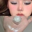 FAVORITEGOODS Phấn Mắt Lọ, Bạc Trắng Highlighter Sáng Bóng Silkworm Trang Điểm Lấp Lánh Gel Phấn Mắt, Thời Trang Kim Sa Lấp Lánh Chống Thấm Nước Lâu Dài Phấn Mắt Dạng Lỏng