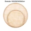 Thùng đựng bụi tròn CHEESELY, Handmade 6 kích cỡ Dệt lưới tre, Dễ dàng lau chùi Khay đựng đồ nhà bếp Trang trí nội thất
