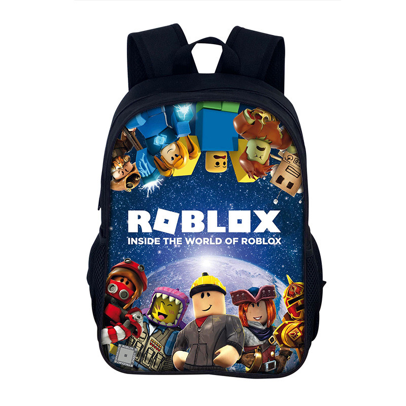 Ba lô dung tích lớn theo chủ đề Roblox - thiết kế hoạt hình thời trang cho sinh viên