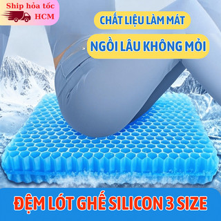 Đệm Ngồi Silicon Bunnies House Giảm Mỏi Giữ Lưng Thoáng Mát Khi Phải Ngồi Lâu