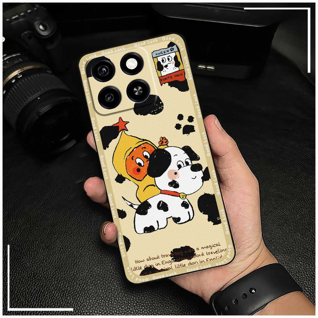 Ốp lưng ZTE Blade A35/A55 hoạt hình Graffiti, chống va đập, bảo vệ điện thoại, mềm, chống bụi/nước