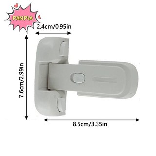 PNPIA 1 Cái Khóa Tủ Lạnh An Toàn, Khóa Cửa Tủ Lạnh Chống Trẻ Em, Bảo Vệ Tủ Lạnh Với Dải Niêm Phong Boutique