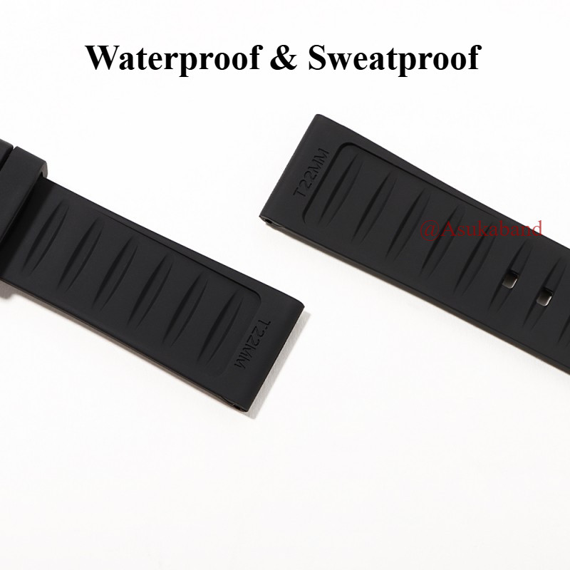 Dây đeo đồng hồ silicon chống nước cho Seiko Diver Lặn Skx007 Skx009 Cá ngừ 18mm 20mm 22mm 24mm 26mm Cao su WatchBand Vòng đeo tay thể thao nam nữ Dây đeo cổ tay