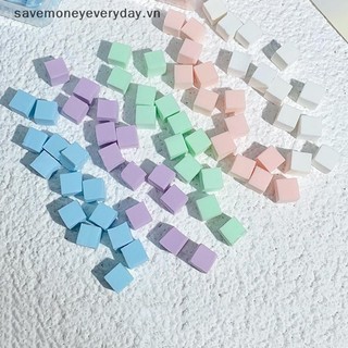 [savemoneyeveryday] 50 Miếng Bọt Biển Vuông Puff Gel Nghệ Thuật Dụng Cụ Mỹ Phẩm Khối Đệm Cho Phụ Kiện Làm Móng