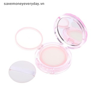 [savemoneyeveryday] Hộp phồng đệm khí rỗng Hộp đựng mỹ phẩm có gương Bb Cream Hộp đựng mỹ phẩm kèm dụng cụ trang điểm xốp [vn]