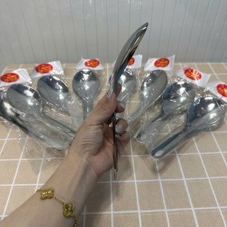 [Giá Xưởng] Vá xới cơm bằng inox - vá cơm inox, Muôi xới cơm dùng múc cơm