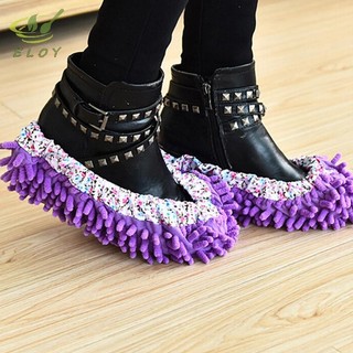 [ELOY] 1 chiếc mới al Sweep sàn không phát hiện lười kéo overshoes sạch dép phù hợp với mũ lau nhà sạch vỏ giày sạch VN